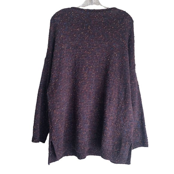 J. Jill Women's Sweater Size XL Chunky Knit Tunic Confetti Oversized Long Sleeve - Picture 2 of 10